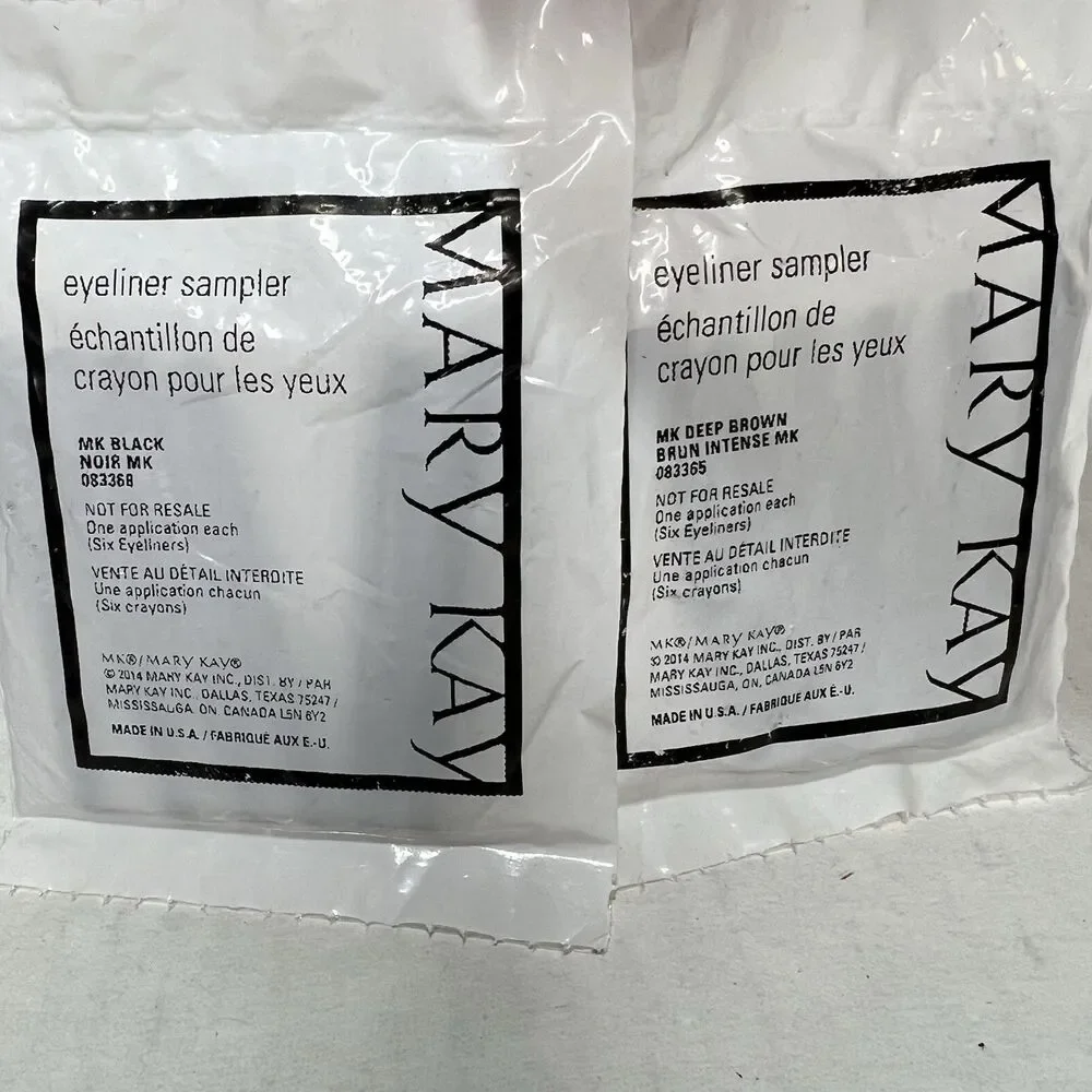 Mary Kay Eye Liner Mascara Sample Demonstrator Black Brown Mini Purse